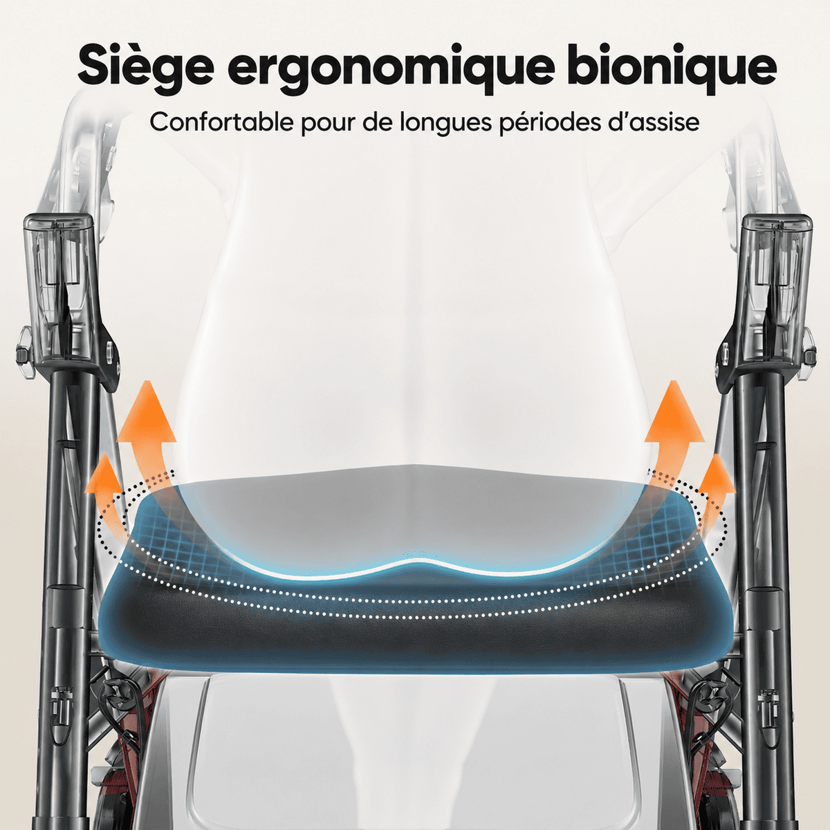 Déambulateur Rollator 4 Roues